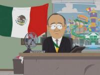 Мексиканский президент в Pinewood Derby. Кадр из сериала South Park